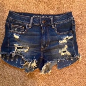 American Eagle Denim Shorts- Size 6